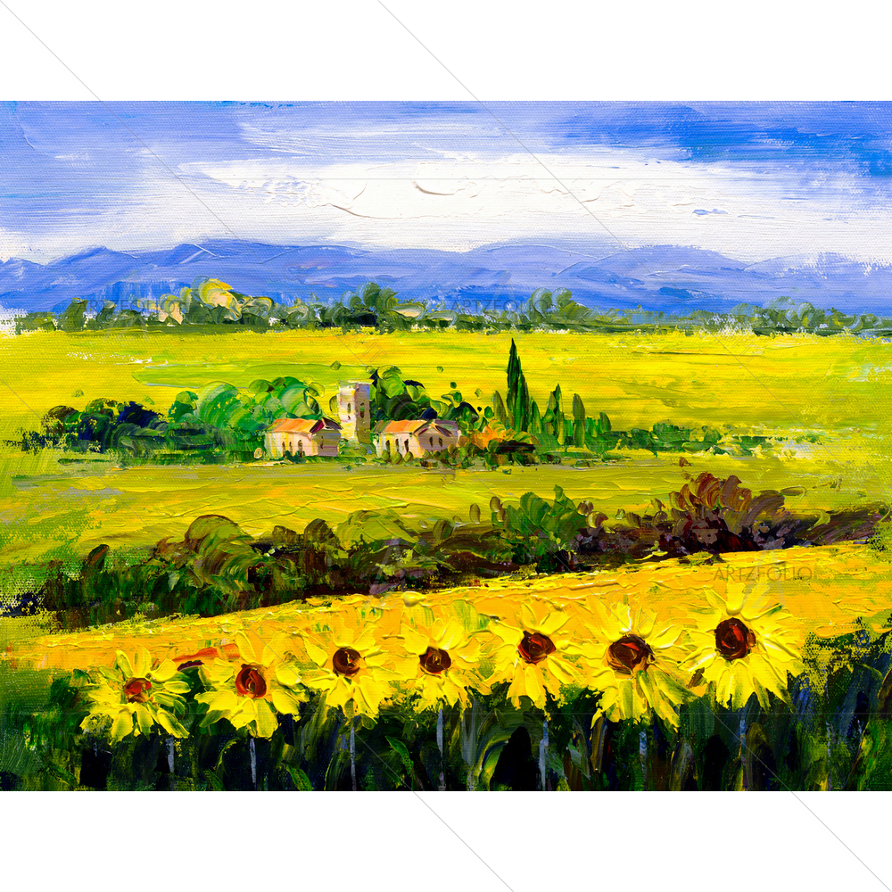 Sunflowers D5 — custom-size art design 5012255
