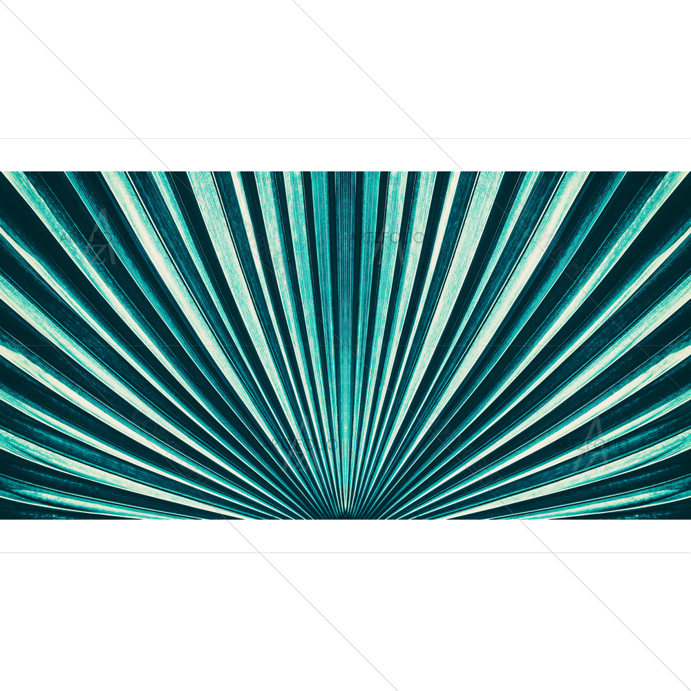 Abstract Palm Leaf Stripes — custom-size art design 5012260