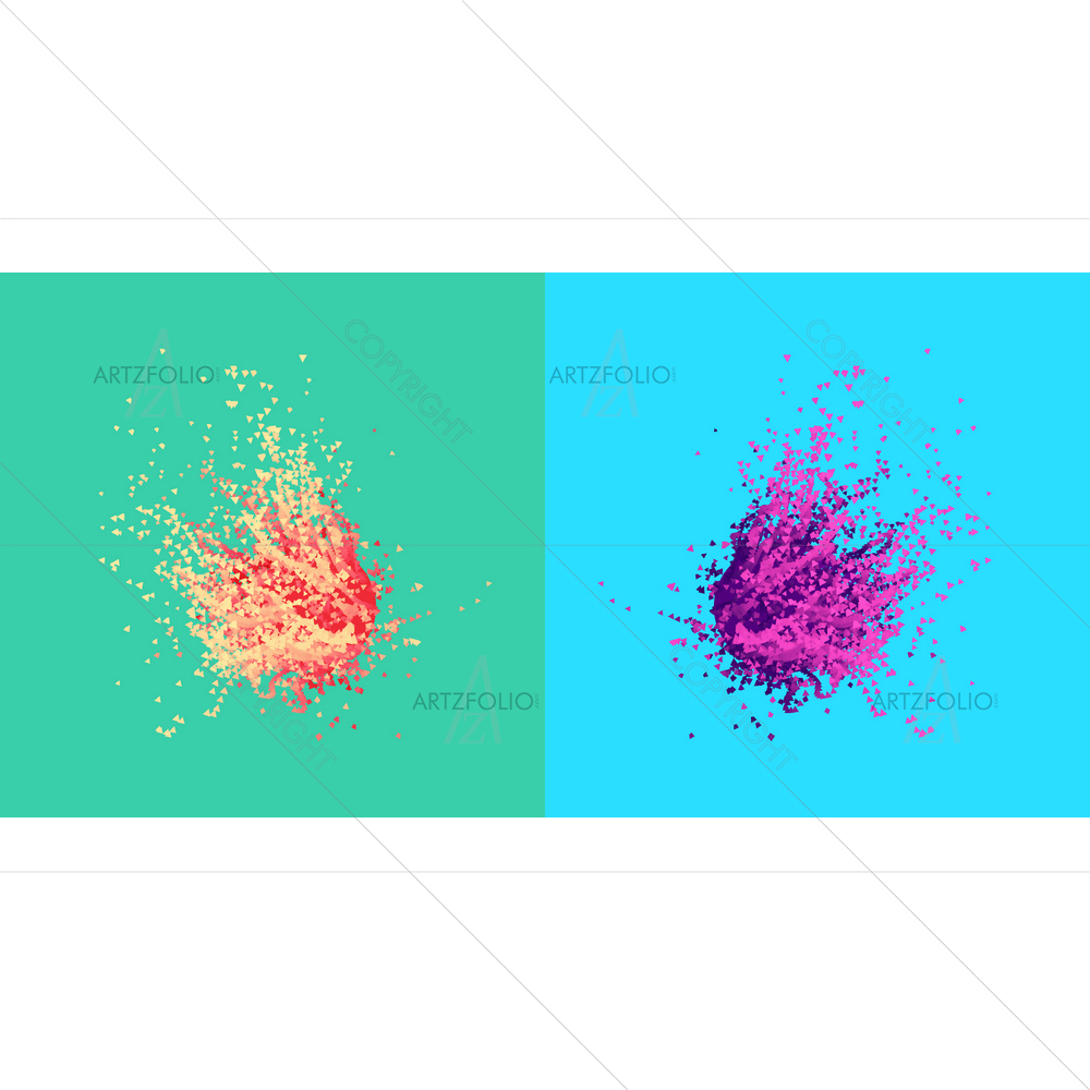 3D Flying Meteor — custom-size art design 5012280