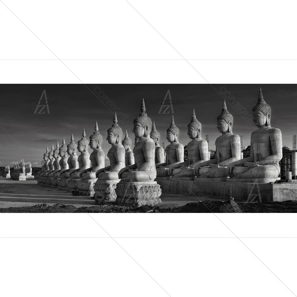 Buddha in Thung Yai District, Thailand D2 — Devotional custom art by ArtzFolio