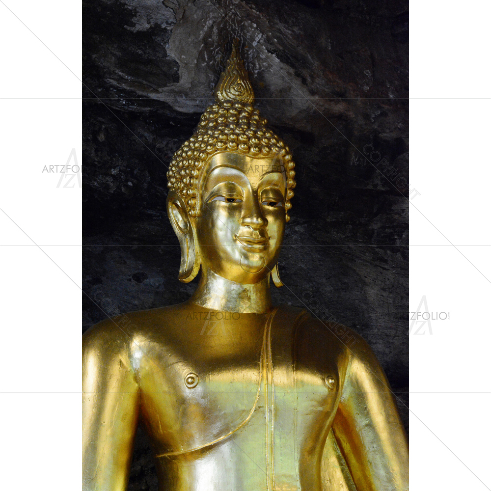 Golden Buddha — Devotional custom art by ArtzFolio