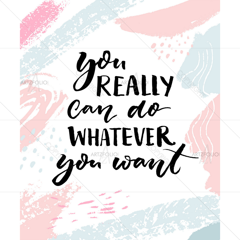 You Really Can Do Motivational Quote — custom-size art design 5012380