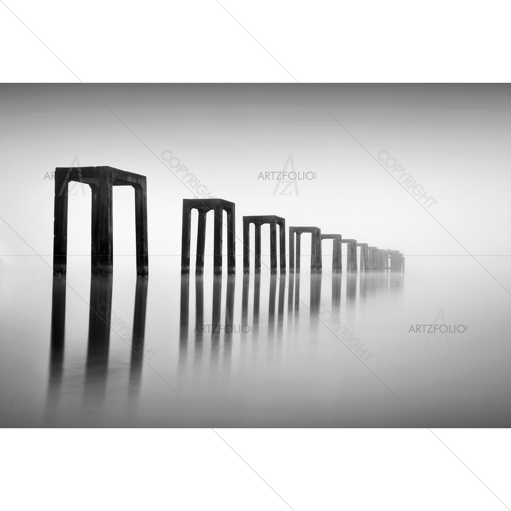 Jetty at Tumpat Kelantan, Malaysia — custom-size art design 5012395