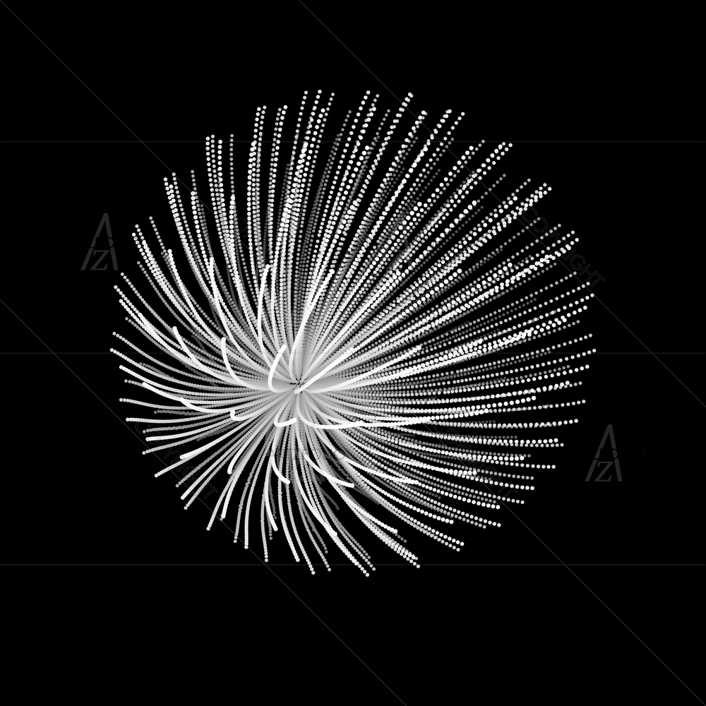 3D Abstract Sphere D2 — custom-size art design 5012404