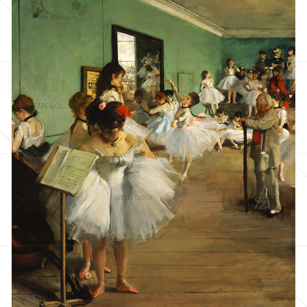 The Dance Class, Edgar Degas, 1873 — Adult custom art by ArtzFolio