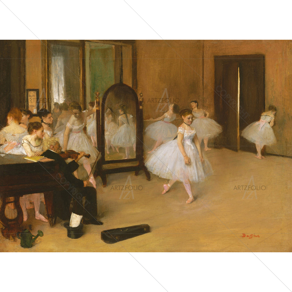 The Dancing Class, Edgar Degas, 1870 — custom-size art design 5012409