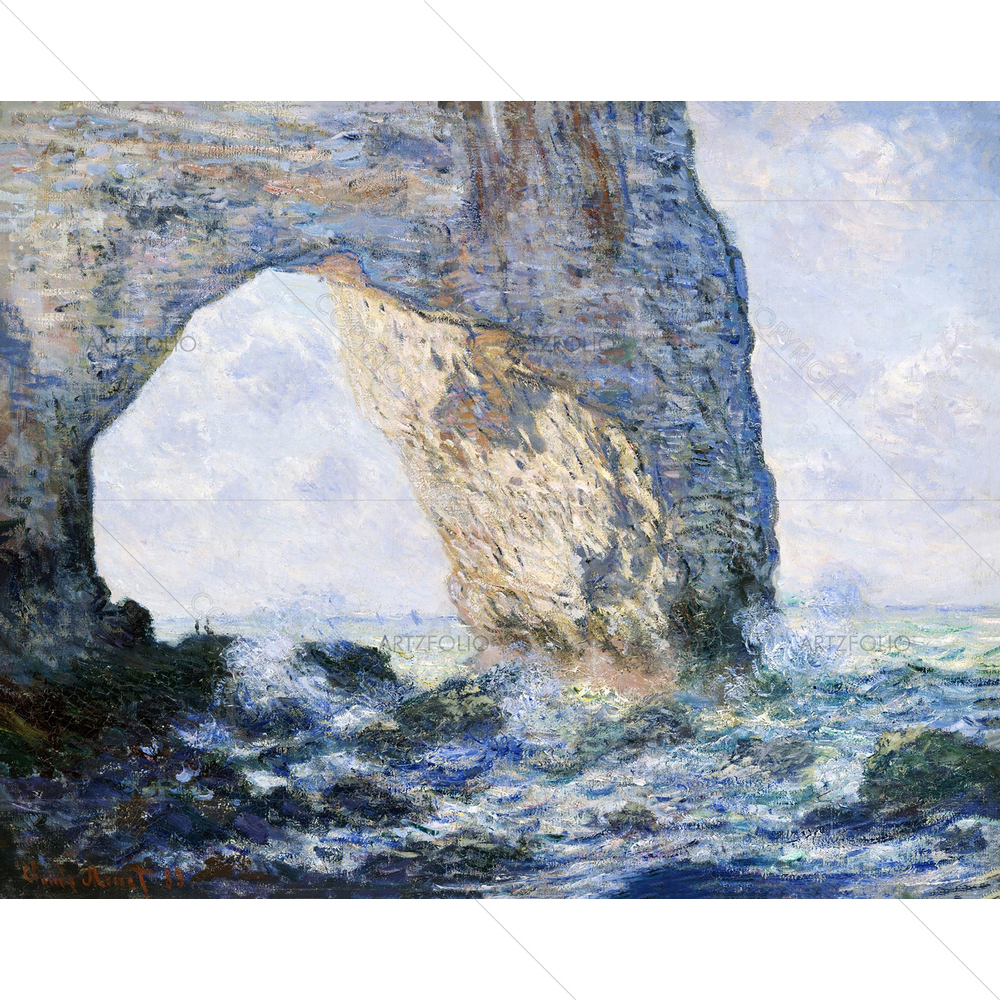 The Manneporte, Claude Monet, 1883 — custom-size art design 5012428