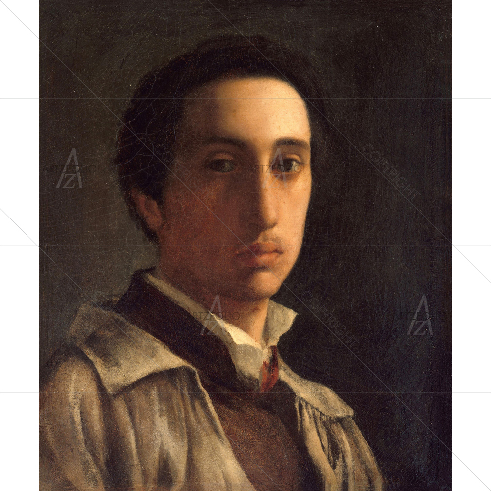 Self Portrait, Edgar Degas, 1855-56 — Adult custom art by ArtzFolio