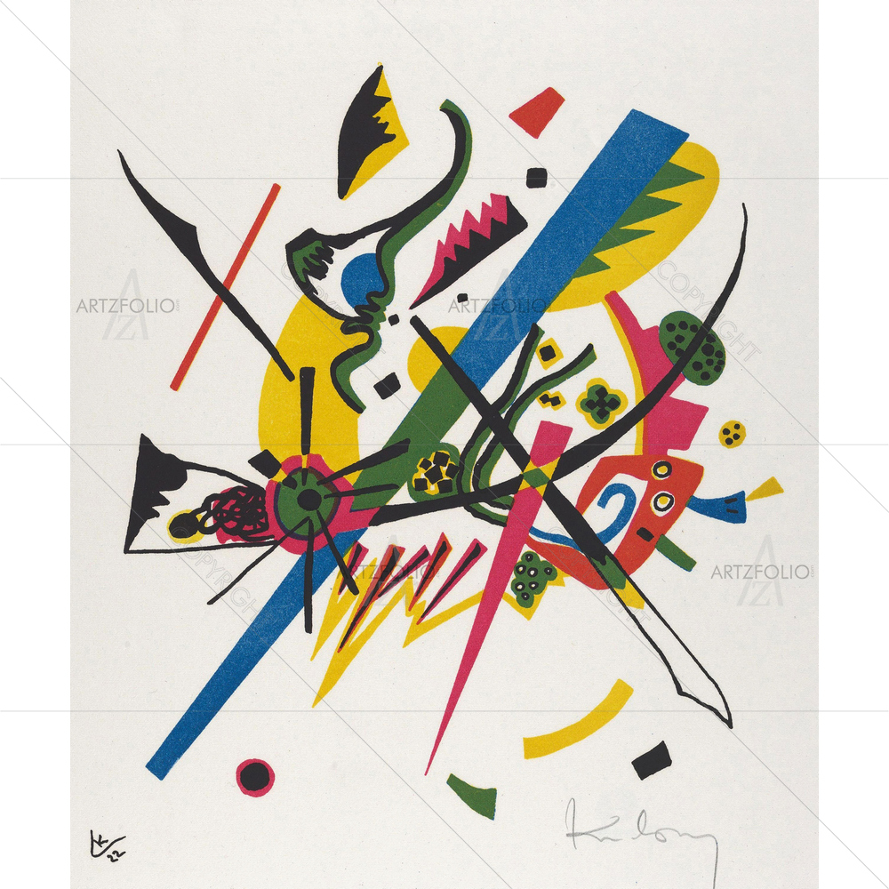 Kleine Welten I, Vasily Kandinsky, 1922 — Abstract custom art by ArtzFolio