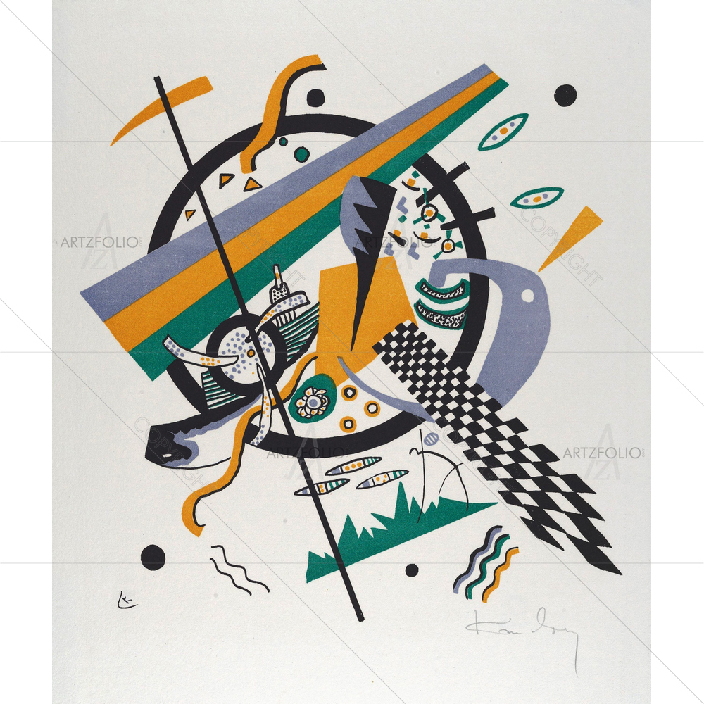 Kleine Welten III, Vasily Kandinsky, 1922 — custom-size art design 5012459