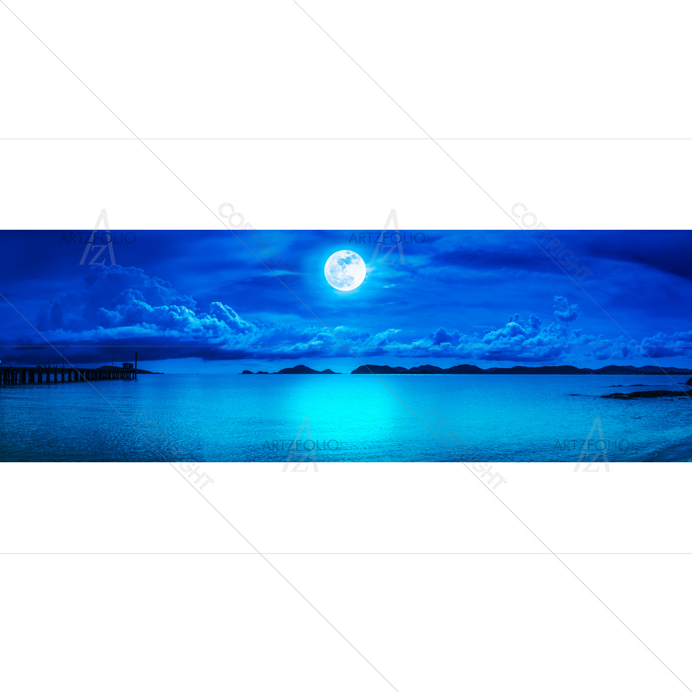 Panorama View of Sea — Devotional custom art by ArtzFolio