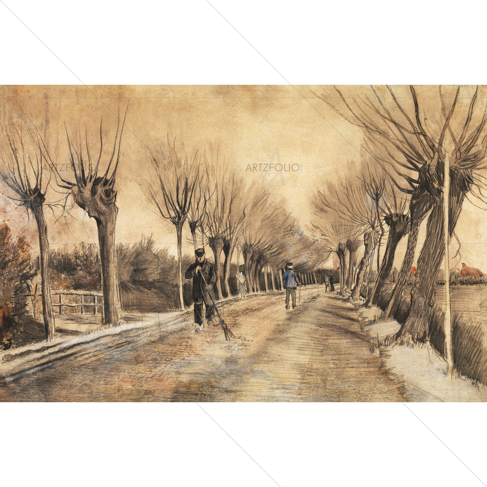 Road in Etten, Vincent Van Gogh, 1881 — Landscapes custom art by ArtzFolio