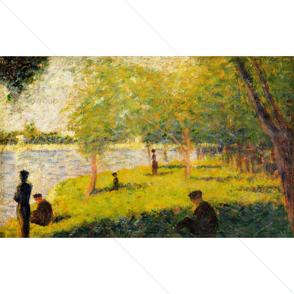 Study for a Sunday on La Grande Jatte, Georges Seurat, 1884 — Cities custom art by ArtzFolio