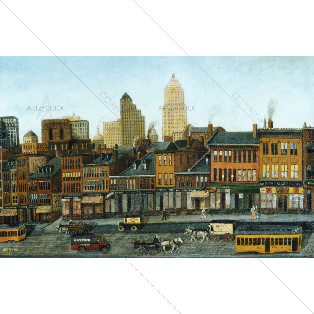 From My Studio Window, John Kane, 1932 — Devotional custom art by ArtzFolio