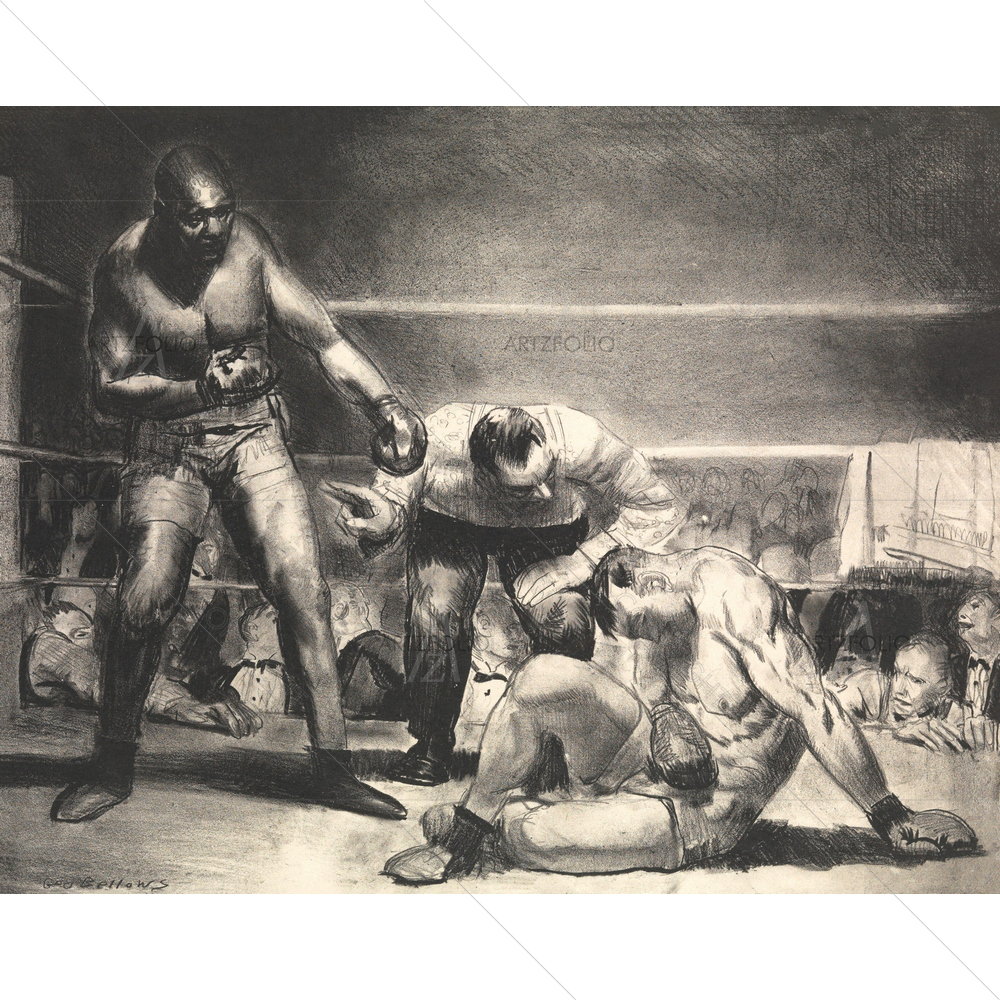 The White Hope, George Bellows, 1921 — custom-size art design 5012513