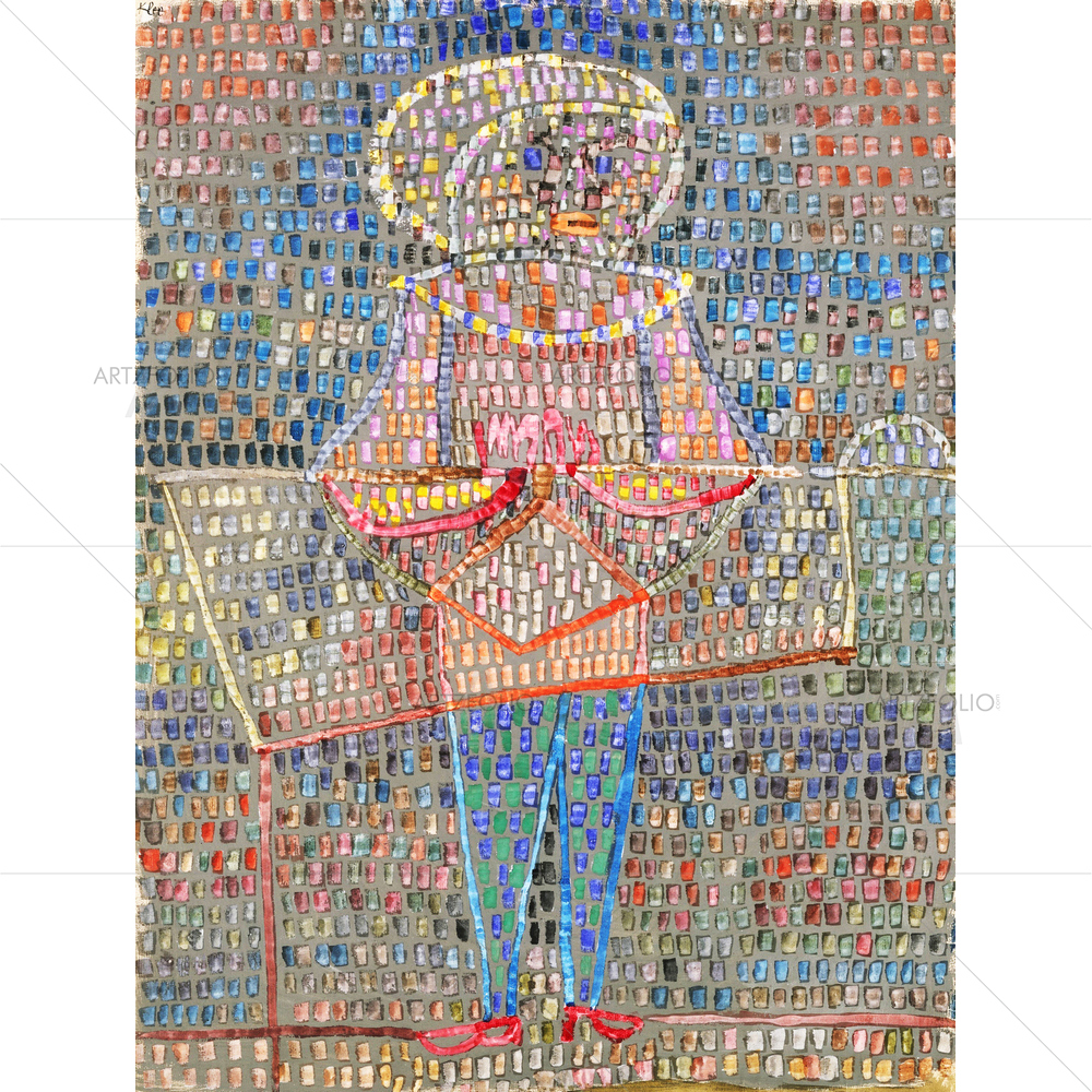 Boy in Fancy Dress, Paul Klee, 1931 — custom-size art design 5012516