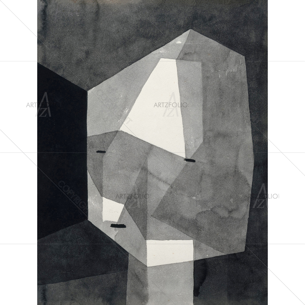 Rough-Cut Head, Paul Klee, 1935 — Cubism custom art by ArtzFolio