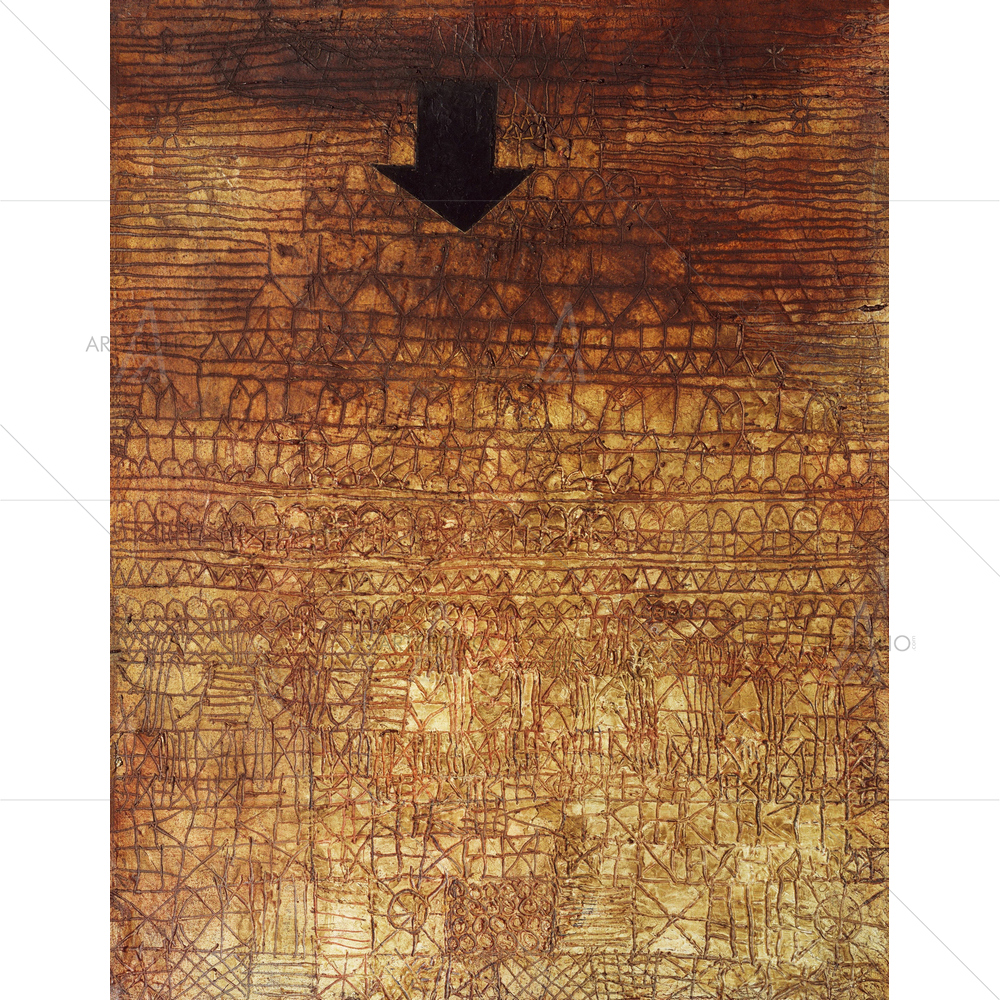 Stricken City, Paul Klee, 1936 — custom-size art design 5012527