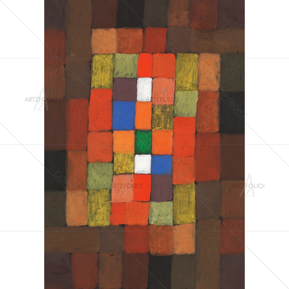 Static-Dynamic Gradation, Paul Klee, 1923 — custom-size art design 5012531