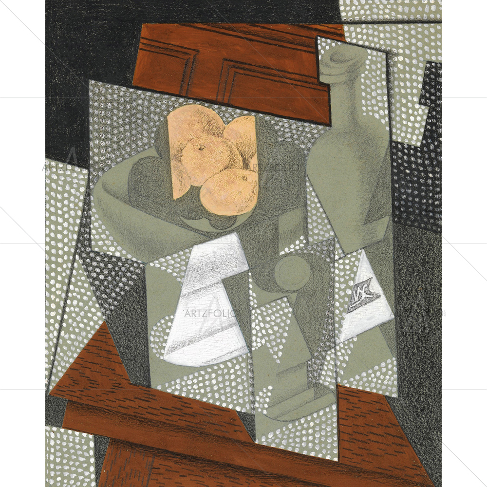 The Fruit Bowl, Juan Gris, 1915-16 — custom-size art design 5012542