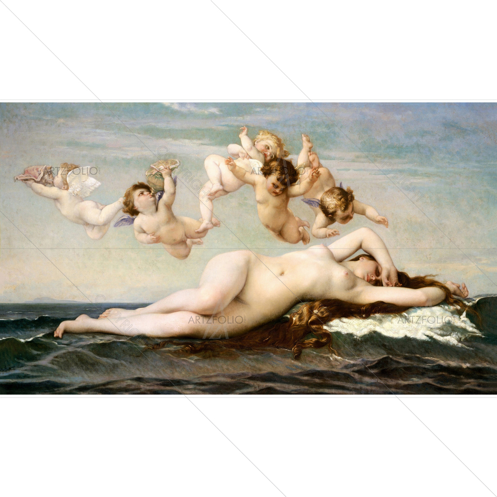 The Birth of Venus, Alexandre Cabanel, 1875 — custom-size art design 5012575