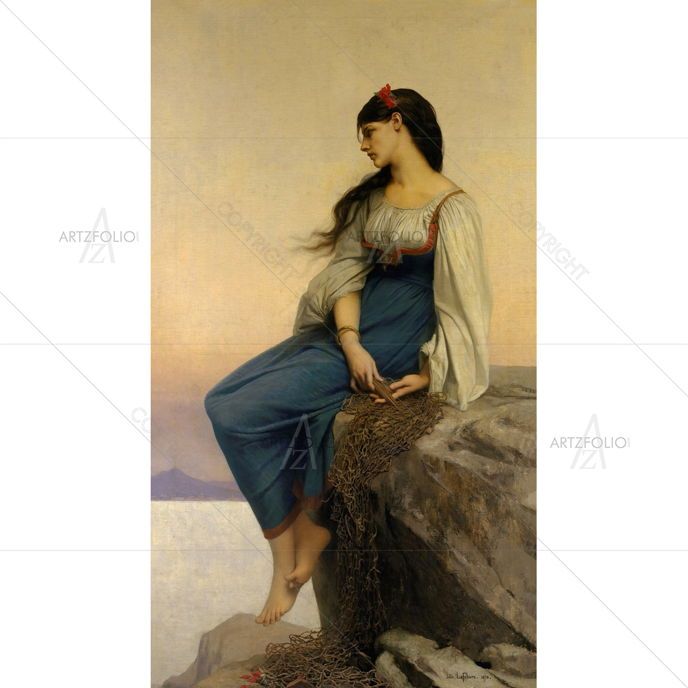 Graziella, Jules-Joseph Lefebvre, 1878 — Figurative custom art by ArtzFolio