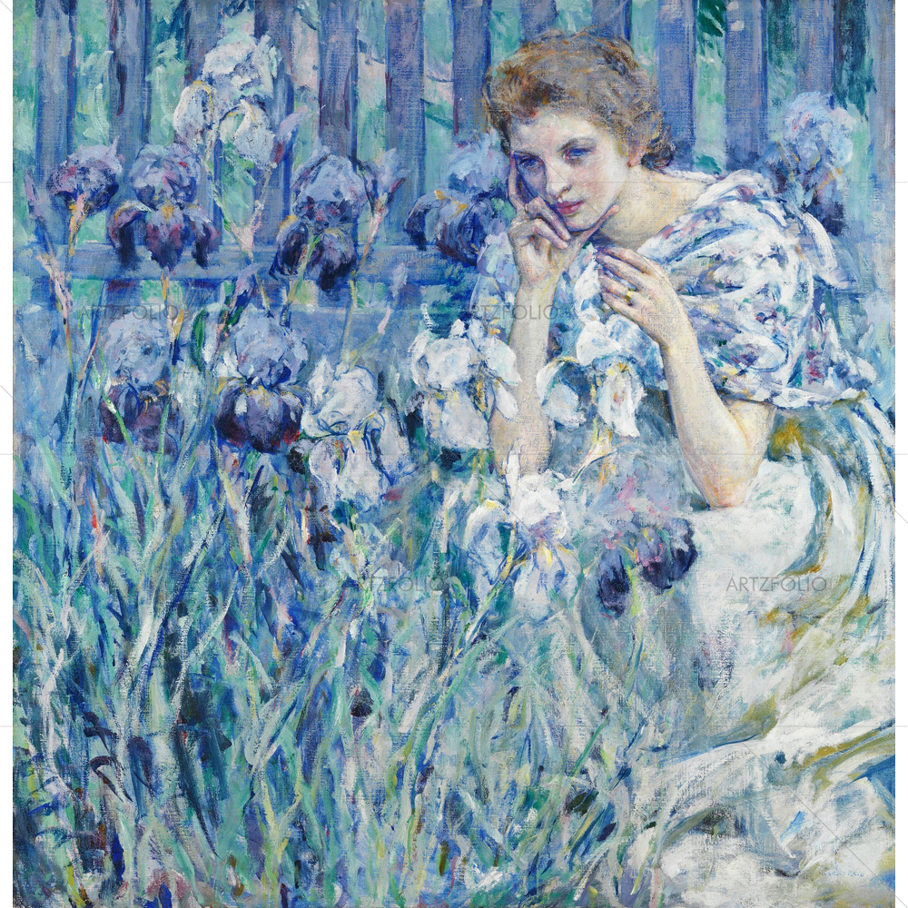 Fleur De Lis, Robert Reid, 1895-1900 — custom-size art design 5012593