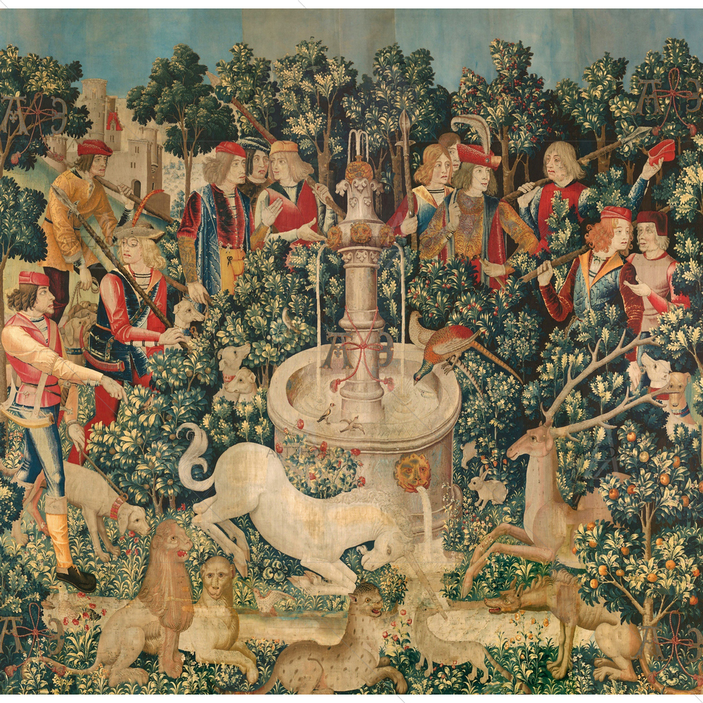 The Unicorn Found, 1495-1505 — custom-size art design 5012609