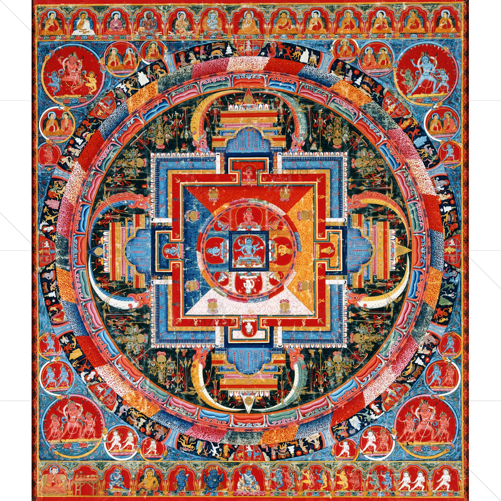 Mandela of Jnanadakini, Tibet — custom-size art design 5012613