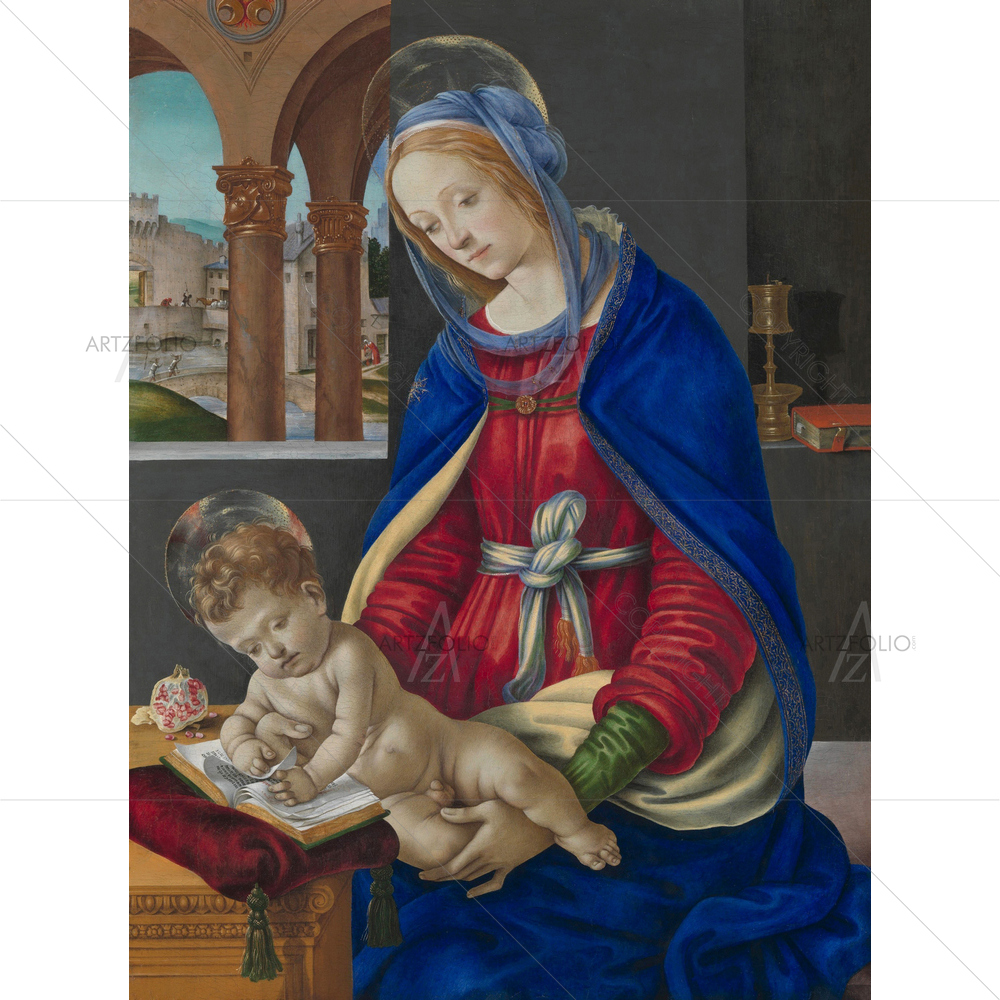 Madonna and Child, Fra Filippo Lippi, 1483 — Devotional custom art by ArtzFolio