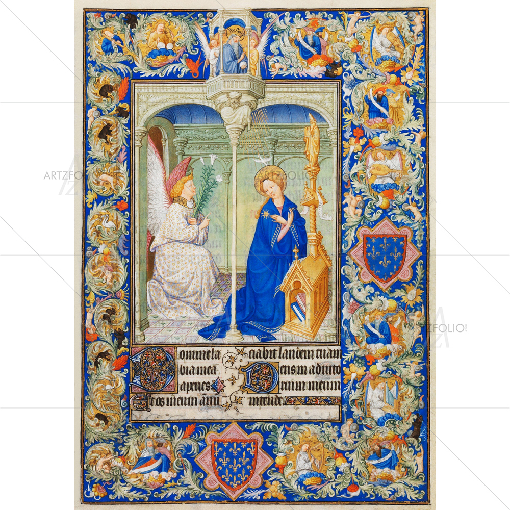 Belles Heures of Jean De Berry, Limbourg Brothers, 1405-09 — custom-size art design 5012675