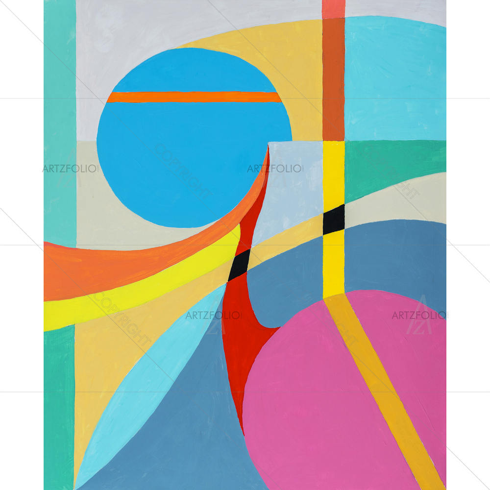 Abstract Circles D5 — custom-size art design 5012685