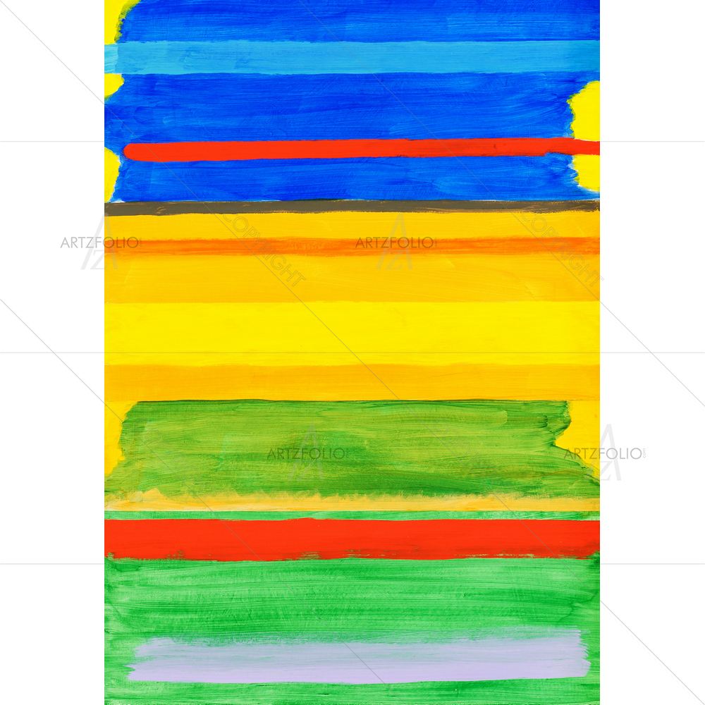 Colored Stripes — Abstract custom art by ArtzFolio