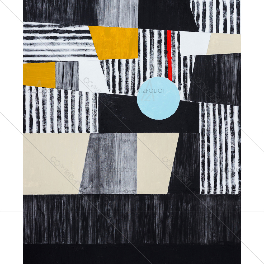 Colorful Abstract Shapes D1 — custom-size art design 5012687