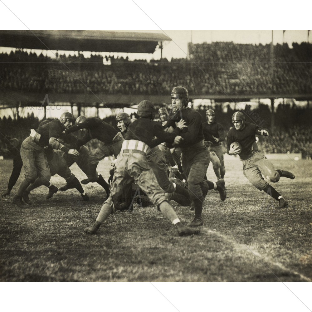 1920s Football Action — American custom art by ArtzFolio