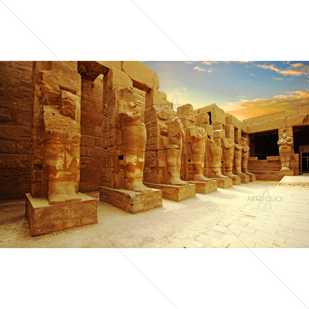 Karnak Temple, Luxor — Devotional custom art by ArtzFolio