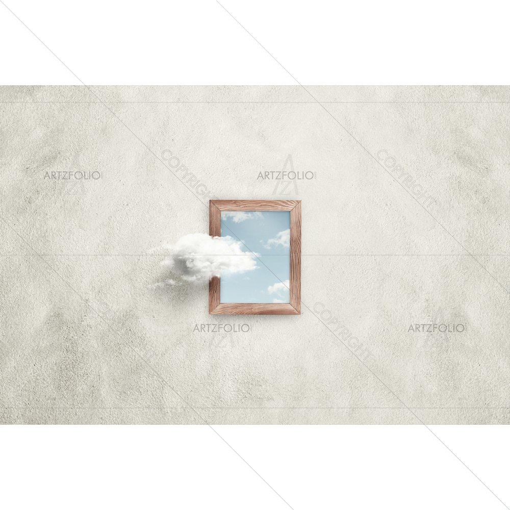 Think Outside Box Surreal Art — custom-size art design 5012722