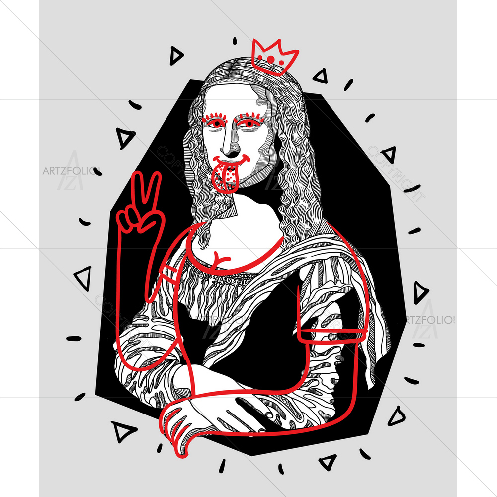 Mona Lisa D2 — custom-size art design 5012760