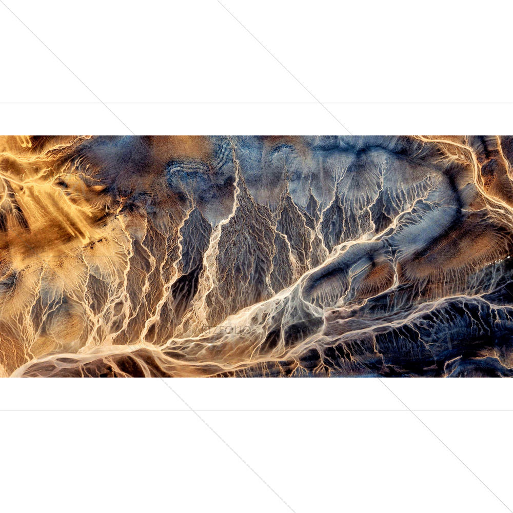 Electric Storm, African Desert — custom-size art design 5012795