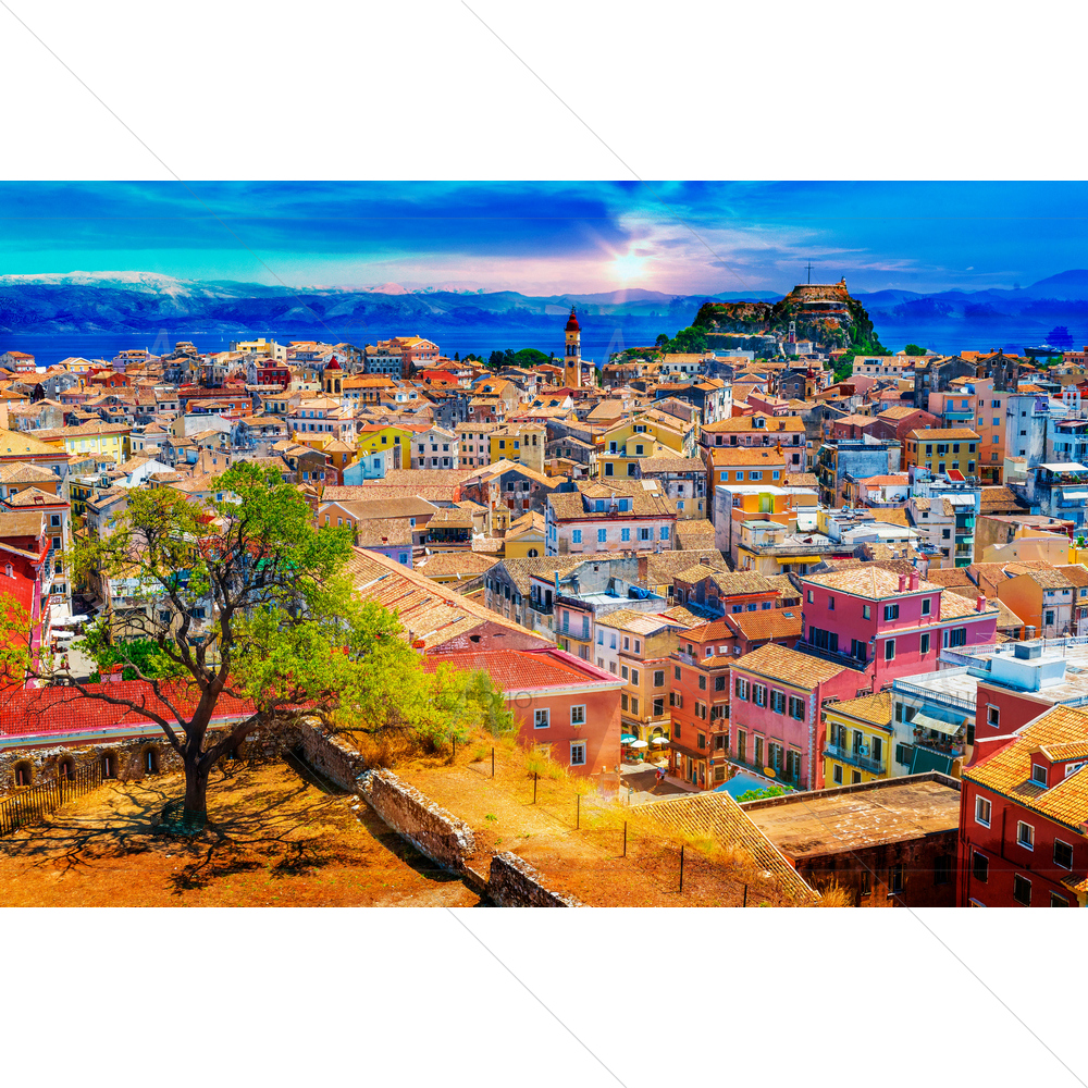 Kerkyra, Greece — Devotional custom art by ArtzFolio