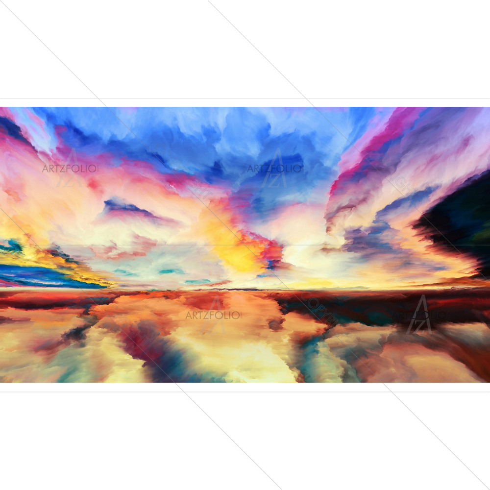 Inner World Series Portrait D1 — Abstract custom art by ArtzFolio