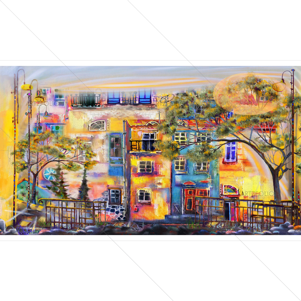 Spring Cityscape — Architecture custom art by ArtzFolio