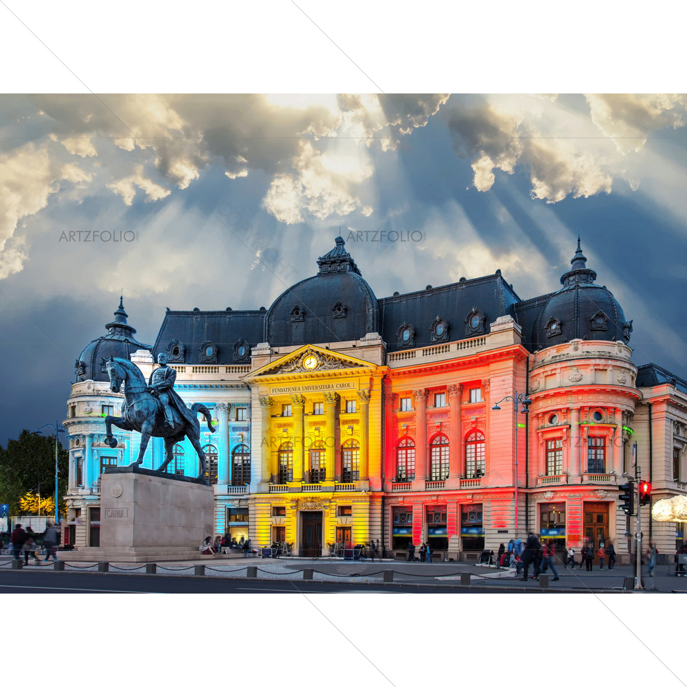 Calea Victoriei, Romania — custom-size art design 5012896
