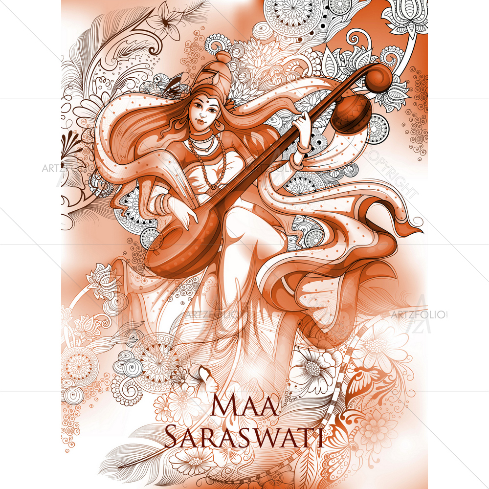 Vasant Panchami Festival D1 — custom-size art design 5012904