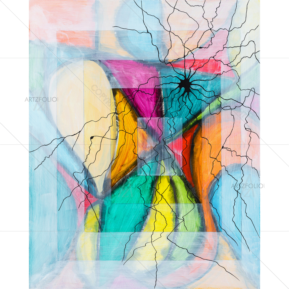 Abstract Spidery Lines — Abstract custom art by ArtzFolio