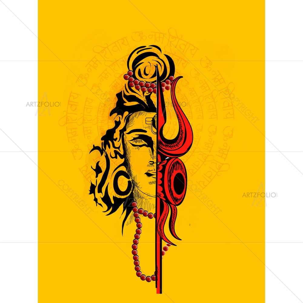 Hindu Festival Shivaratri D7 — custom-size art design 5012961