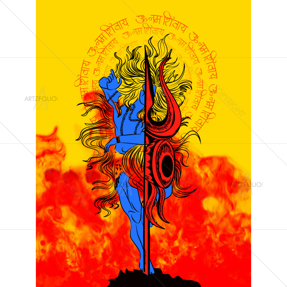 Hindu Festival Shivaratri D8 — custom-size art design 5012962