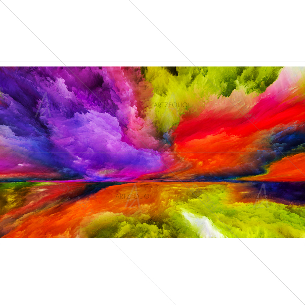 Colorful Inner World Series D1 — Devotional custom art by ArtzFolio