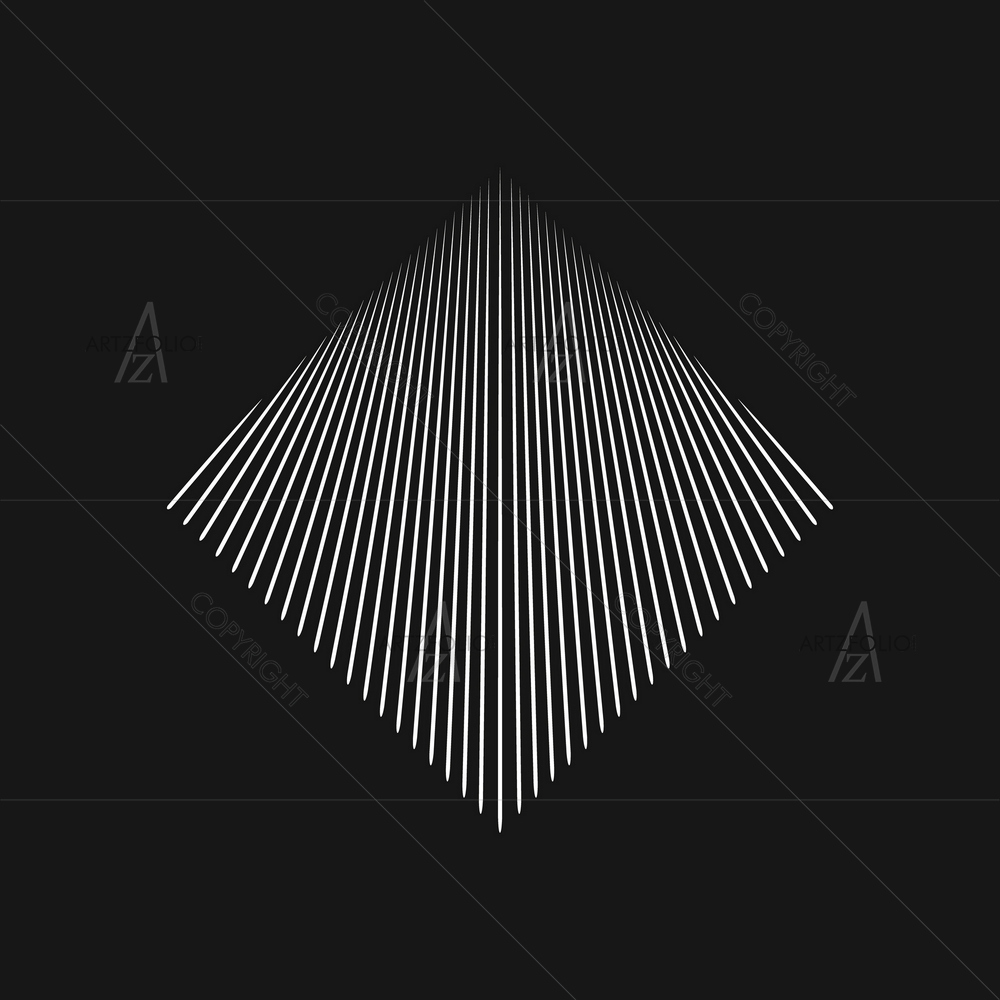 Sacred Linear Rhombus D1 — custom-size art design 5012965