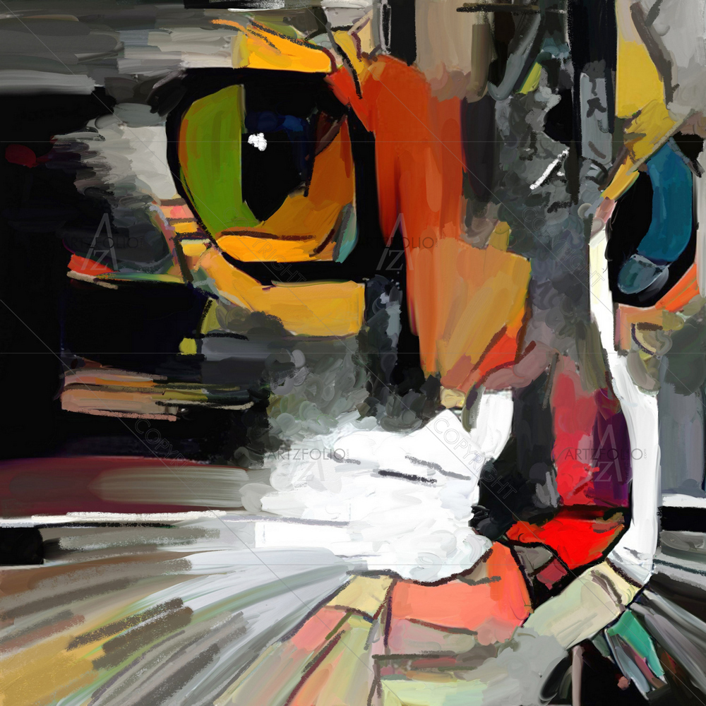 Cat Face — custom-size art design 5012973